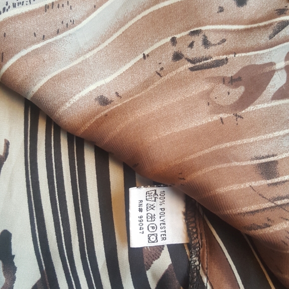 Jaipur animal print halter neck detail sleeveless blouse Sz M - Picture 7 of 8